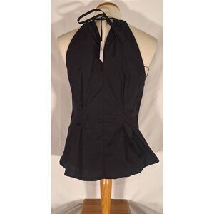 Banana‎ Republic Womens Black Fitted Blouse Size 2 NEW